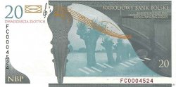 20 Zlotych POLOGNE  2009 P.181 NEUF