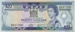 20 Dollars FIDSCHIINSELN  1980 P.080a