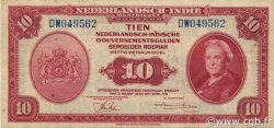 10 Gulden INDES NEERLANDAISES  1943 P.114a TTB+