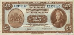 25 Gulden INDES NEERLANDAISES  1943 P.115a TTB