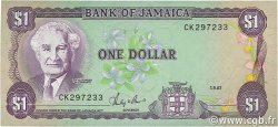 1 Dollar JAMAICA  1987 P.68Ab