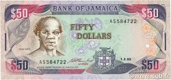 50 Dollars JAMAICA  1993 P.73b