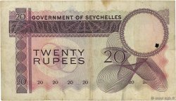 20 Rupees SEYCHELLES  1968 P.16a TB
