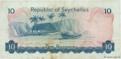 10 Rupees SEYCHELLES  1976 P.19a TB+