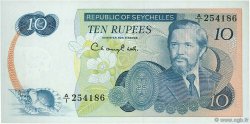 10 Rupees SEYCHELLES  1976 P.19a SUP à SPL