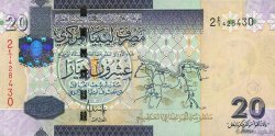 20 Dinars LIBYEN  2009 P.74 ST