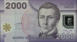 2000 Pesos CHILI  2009 P.162a