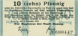 10 Pfennig DANTZIG  1916 P.05 SUP