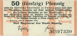 50 Pfennig DANTZIG  1916 P.06 pr.NEUF