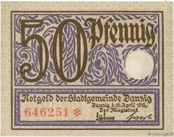 50 Pfennig DANTZIG  1919 P.11 NEUF
