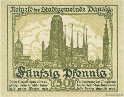 50 Pfennig DANTZIG  1919 P.12 NEUF