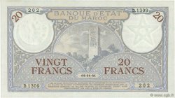 20 Francs MAROC  1941 P.18b pr.NEUF