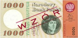 1000 Zlotych Spécimen POLOGNE  1965 P.141s2 NEUF