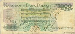 5000 Zlotych POLOGNE  1986 P.150b B+