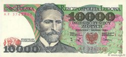 10000 Zlotych POLOGNE  1988 P.151b SPL