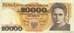 20000 Zlotych POLOGNE  1989 P.152a