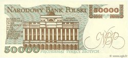 50000 Zlotych POLOGNE  1989 P.153a NEUF