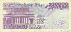 100000 Zlotych POLOGNE  1993 P.160a TTB