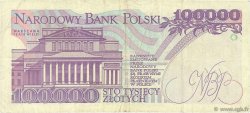 100000 Zlotych POLOGNE  1993 P.160a TB+
