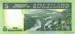 5 Emalangeni SWAZILAND  1974 P.03a SPL+