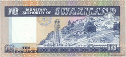 10 Emalangeni SWAZILAND  1974 P.04a SPL+