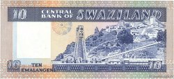 10 Emalangeni SWAZILAND  1985 P.10c SPL