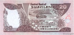 20 Emelangeni SWAZILAND  1997 P.25b NEUF