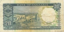 20 Shillings TANZANIE  1966 P.03a TB