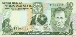 10 Shilingi TANZANIA  1978 P.06b UNC