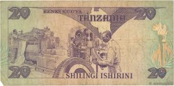 20 Shilingi TANZANIE  1985 P.09 B