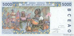 5000 Francs WEST AFRICAN STATES  2003 P.113Am AU+