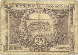 25 Centimes MONACO  1921 P.02c B+