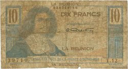 10 Francs Colbert ÎLE DE LA RÉUNION  1946 P.42a AB