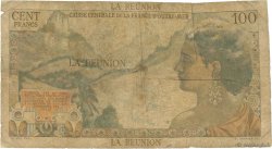 100 Francs La Bourdonnais ÎLE DE LA RÉUNION  1946 P.45a pr.B