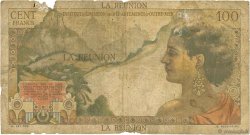 100 Francs La Bourdonnais ÎLE DE LA RÉUNION  1960 P.49a AB