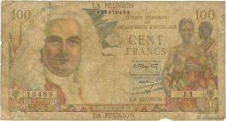 100 Francs La Bourdonnais ÎLE DE LA RÉUNION  1960 P.49a B