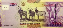 200 Namibia Dollars NAMIBIA  2012 P.15a ST
