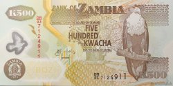 500 Kwacha ZAMBIA  2011 P.43h UNC
