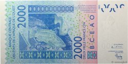2000 Francs WEST AFRICAN STATES  2004 P.616Hb UNC