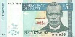 50 Kwacha MALAWI  2009 P.53d NEUF