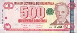 500 Cordobas NICARAGUA  2002 P.195 NEUF