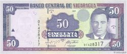 50 Cordobas NICARAGUA  2001 P.189A SPL