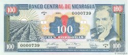 100 Cordobas NICARAGUA  1990 P.178 NEUF