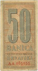 50 Banica CROATIE  1942 P.06 TB