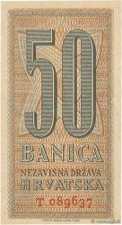 50 Banica CROATIE  1942 P.06 NEUF