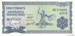 20 Francs BURUNDI  1973 P.21b SPL