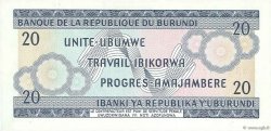20 Francs BURUNDI  1973 P.21b SPL