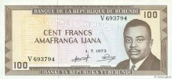 100 Francs BURUNDI  1973 P.23b SPL