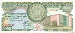 5000 Francs BURUNDI  1997 P.40 NEUF