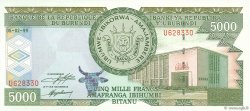 5000 Francs BURUNDI  1999 P.42a SPL